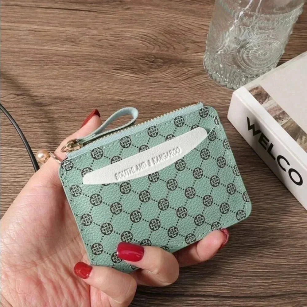 ⚠️Clearance Teal Small & Slim Wallet / Cardholder - Picture 1 of 7